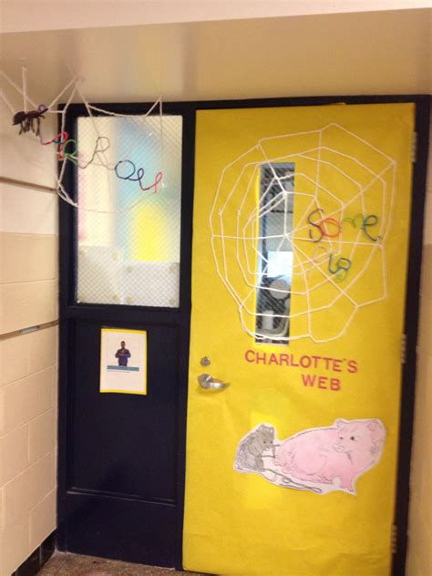 Charlottes Web Door Theme Charlottes Web Classroom Displays