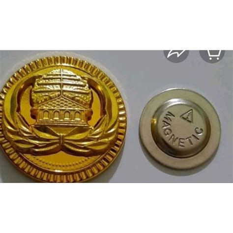 Jual Pin Korpri Terbaru Bulat Tumpuk Kokoh Premium Peniti Magnet