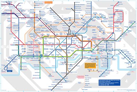 Zone 6 London Underground Map