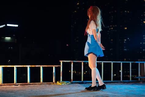 Coser Potato Godzilla Asuka Seifuku Bestgirlsexy