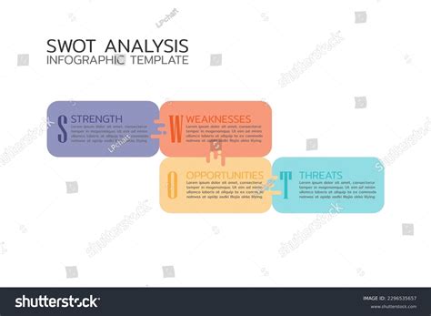 Infographic Swot Vector Infographics Label Design Stock Vector (Royalty ...