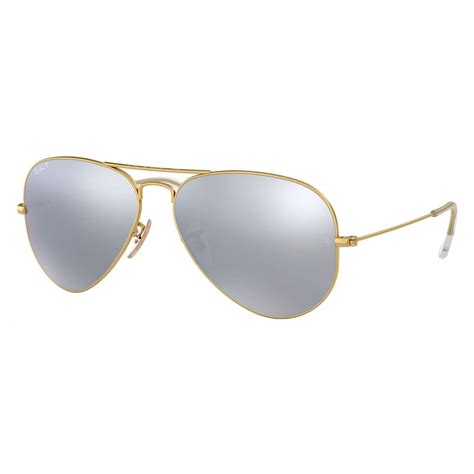 Ray Ban Rb3025 112w3 Original Aviator Flash Lenses Gold Polarized Silver Flash Lenses