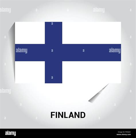 Finland flag design vector Stock Vector Image & Art - Alamy