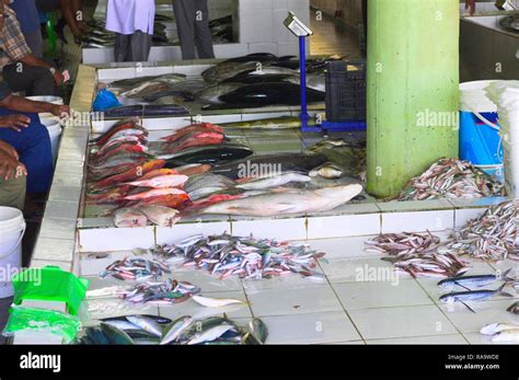 Fish Market In Male Maldives Asia Stock Photo Alamy