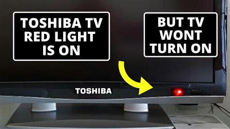 How To Fix Toshiba TV Wont Turn On Red Light Blinking Toshiba TV Not