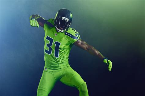 Photos Seahawks Color Rush Uniforms