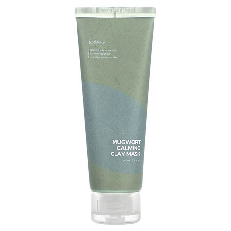 Isntree Mugwort Calming Clay Mask oczyszczająca maska do twarzy z