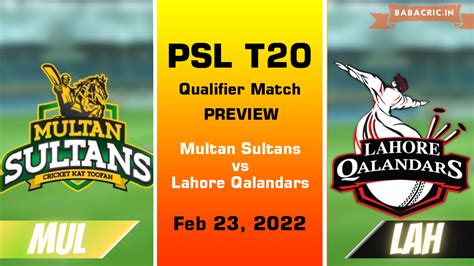 MUL Vs LAH Dream 11 Team Prediction PSL 2022 T20 Qualifier Match