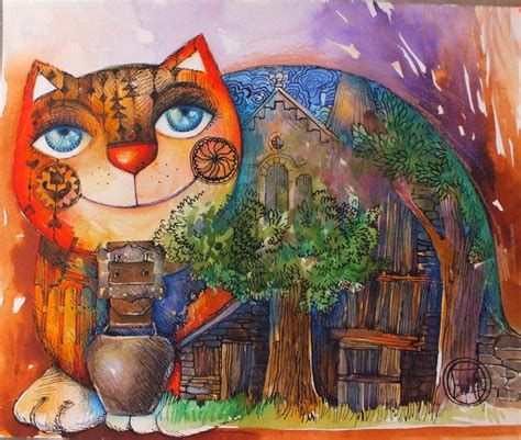 Chat Alpin By Oxana Zaika ArtWanted Cat Art Art Art