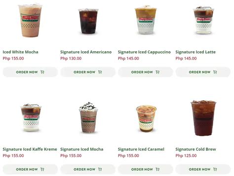 Krispy Kreme Philippines Menu Prices