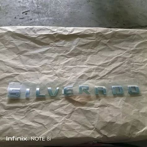 Emblema Letras Silverado Original MercadoLibre