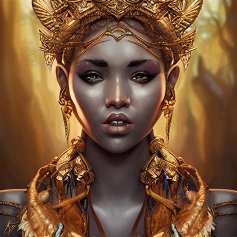 Krea Portrait Of Lol Samira As A Beautiful Goddess Epic Fantasy Art