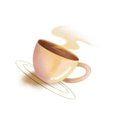 Premium Vector Hot Coffee Cup Illustration