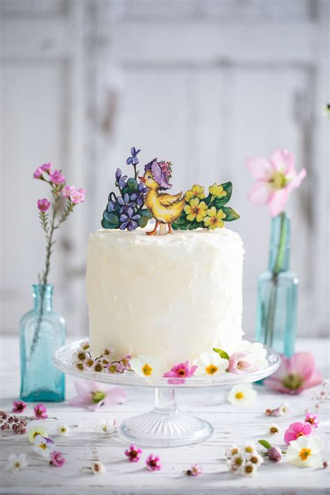 Primroses and Violets ~ Wooden Cake Topper Set of Two – Amy Swann