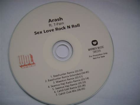 Arash Ft T Pain Sex Love Rock N Roll Cdr Discogs