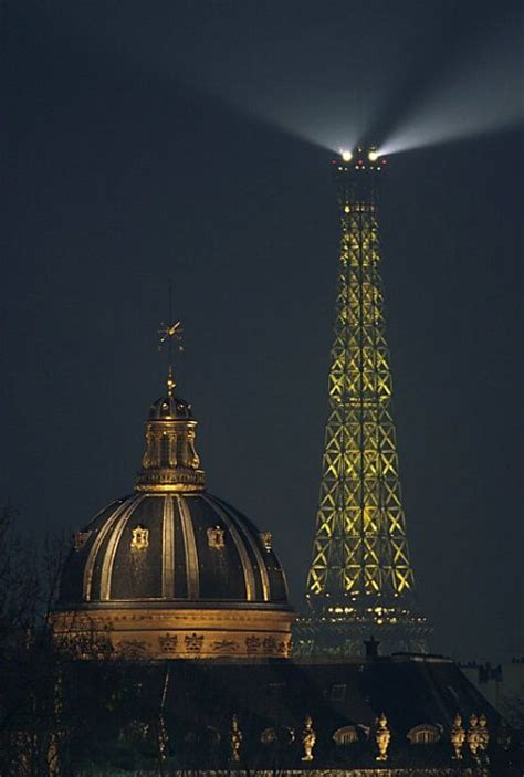 Eiffel Tower Lighthouse Rare Pictures Dark Beauty Color Photography