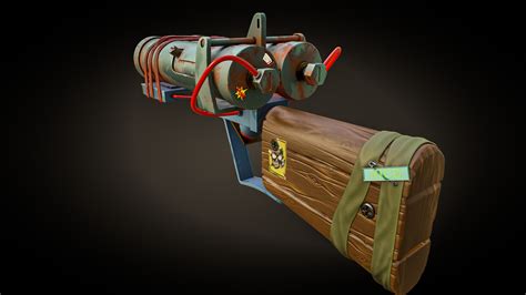 Artstation Stylized Shotgunall Quads