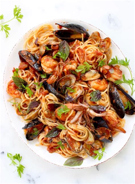 Frutti Di Mare Recipe Seafood Spaghetti Ciao Florentina