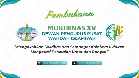 Pembukaan Mukernas XV Wahdah Islamiyah YouTube