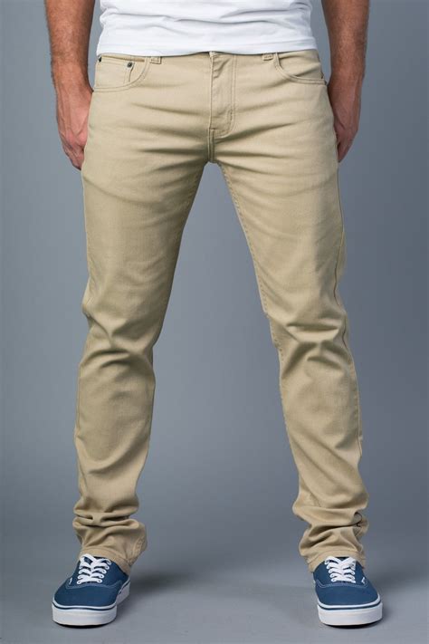 Mens Polychrom Jeans 20jeans Premium Mens Jeans From 25 Khaki