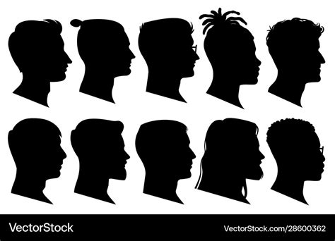 Man Face Profile Silhouette