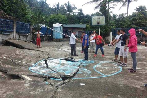 LOOK: Phivolcs finds ground rupture in quake-hit Leyte | ABS-CBN News