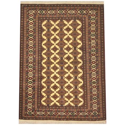 Bungalow Rose Handmade Hand Knotted Wool Brown Rug Wayfair