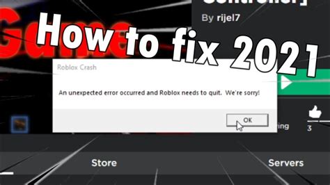 How To Still Playfix Roblox Even When An Unexpected Error Has Occurred Roblox Needs To Quit