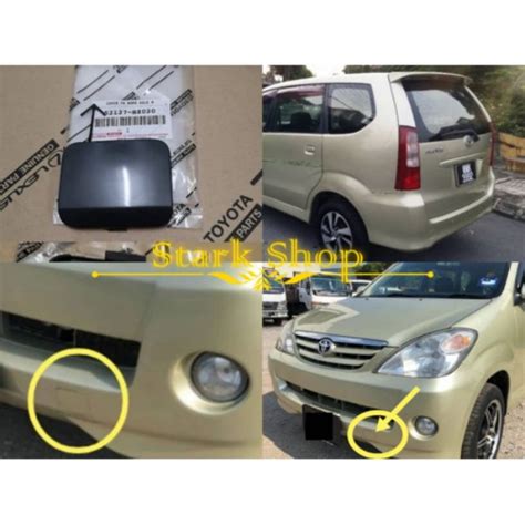 Original Toyota Avanza F Front Bumper Towing Cover Towing