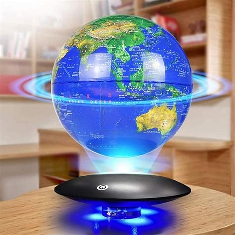 Qxxz D Globe Terrestre Magn Tique Inch Magn Tique L Vitation Globe