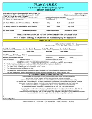 Fillable Online CARES Applications Rvs 3 07 3 XLS City Of Ukiah Fax