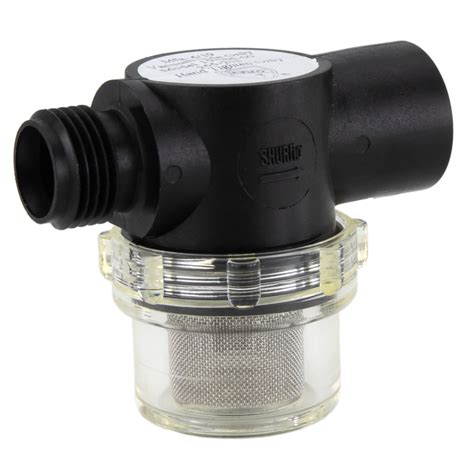 Shurflo 255 213 Twist On Water Strainer 12 Npsm Inlet Recpro