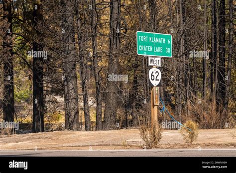 Fire damage from Oregon wildfire Stock Photo - Alamy