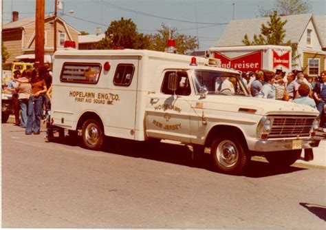 Hopelawn First Aid Squad Nj Old Fa Rescue Vehicles Emergency