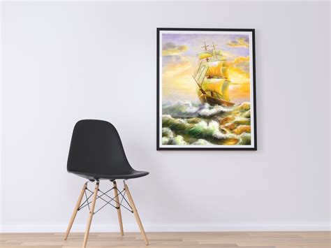 Sailing Ship Wall Art Nautical Wall Art Nautical Printable Poster