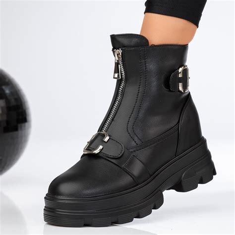 Дамски боти Marley негри #12941 | OneFashionRoom.Bg
