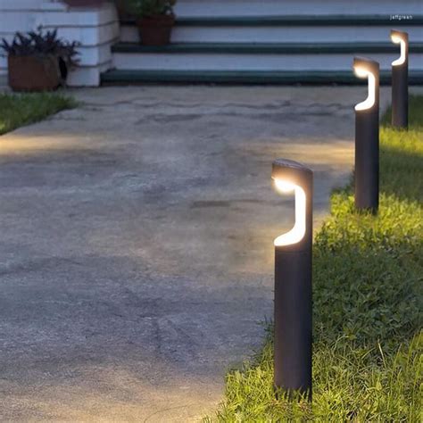 Aluminium LED Extrieur Lampe Pelouse Bollard Light Wateproof Pathway