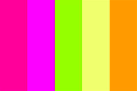 Aesthetic Neon Color Palette