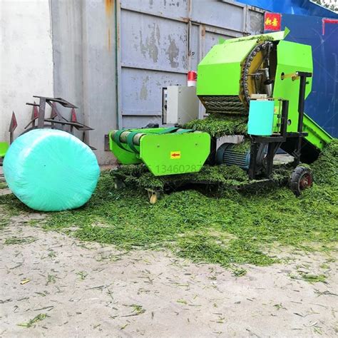 Diesel Engine Silage Baler Machine Corn Silage Hay Baler Pricesilage