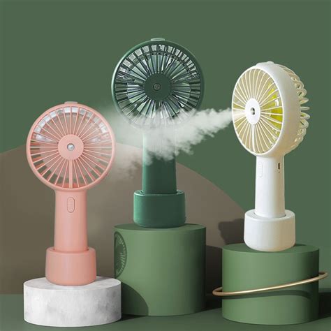 Xiaomi Portable Water Spray Mist Fan Electric Usb Rechargeable Handheld