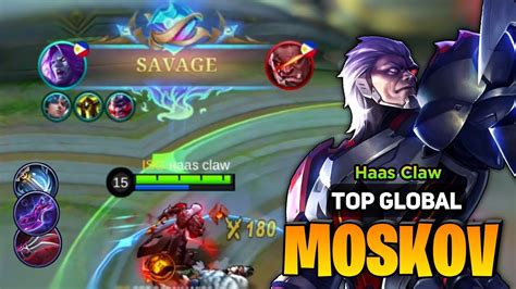 MOSKOV SAVAGE Goldlane Gameplay Top Global Moskov Best Build By