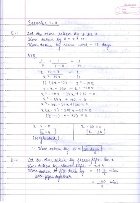 RD Sharma Solutions For Class 10 Quadratic Equations Exercise 4 12 PDF