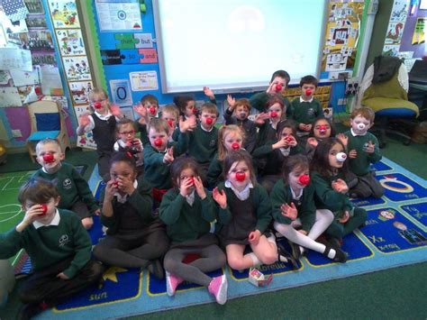 Red Nose Day P1s Cults Primary School