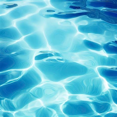 Premium AI Image Swimming Pool Blue Water Surface Background Texture