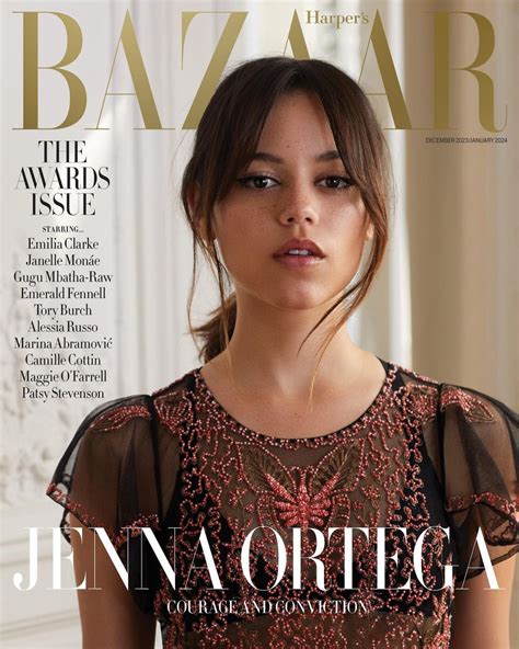 Jenna Ortega For Harpers Bazaar Uk December January