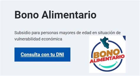 Bono Alimentario 2023 Consulta AQUÍ con tu DNI si eres beneficiario