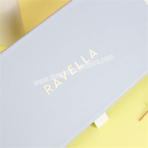 Luxury Customized Drawer Box Rigid Cardboard Sliding Box For Jewelry