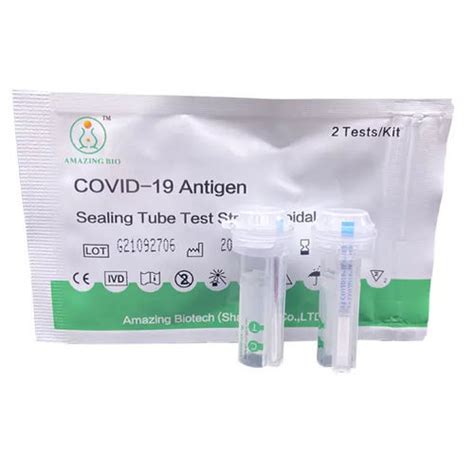 Kit De Teste De COVID 19 Amazing Biotech Co Ltd De Gripe De