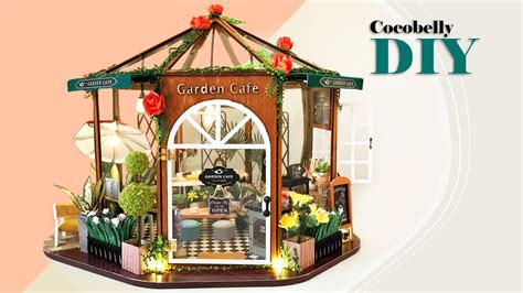 Diy Miniature Dollhouse Crafts Garden Café Tea And Coffee Greenhouse