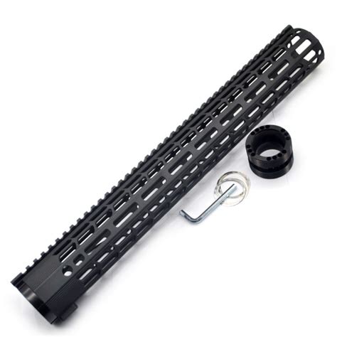 Inch Ar Ar Low Profile Black Mlok Mlock Free Float